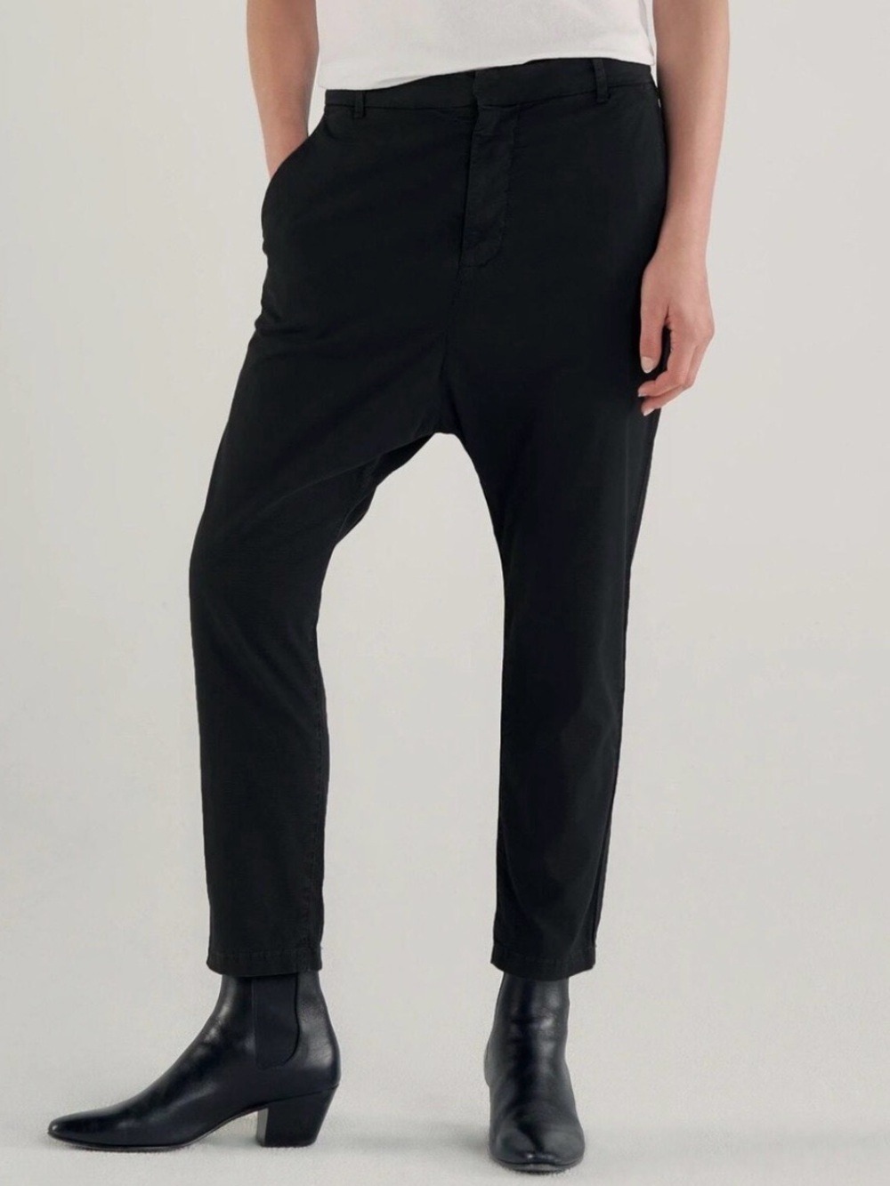 Nili Lotan Paris Pant, wool, black, 2